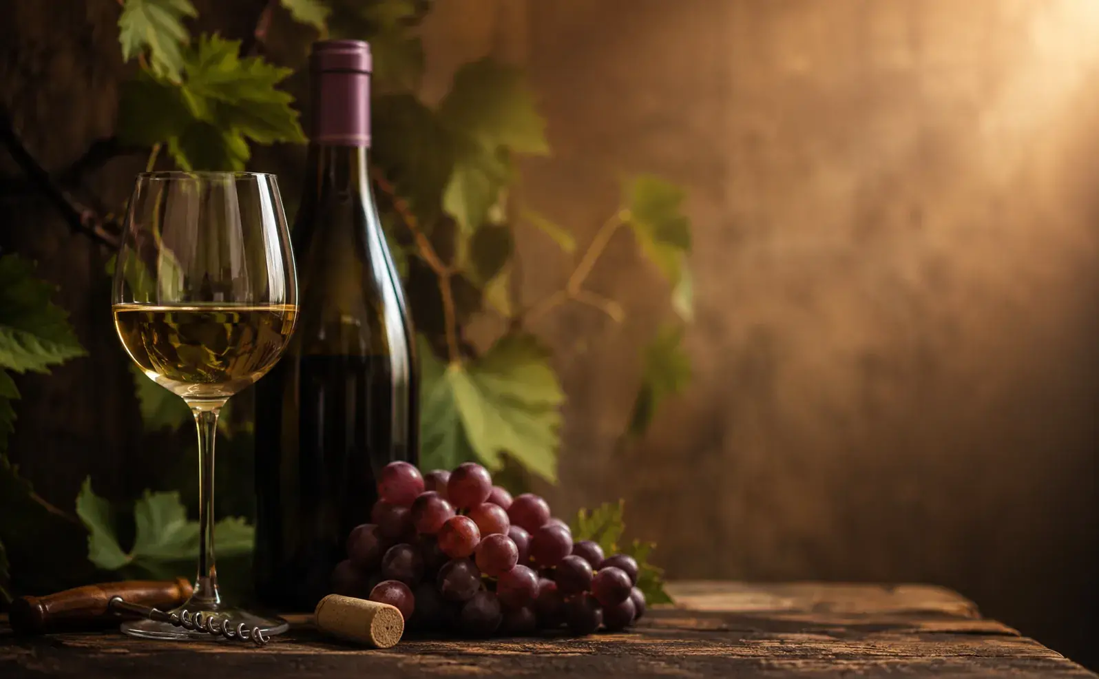 Service d’un vin de La Bougarde