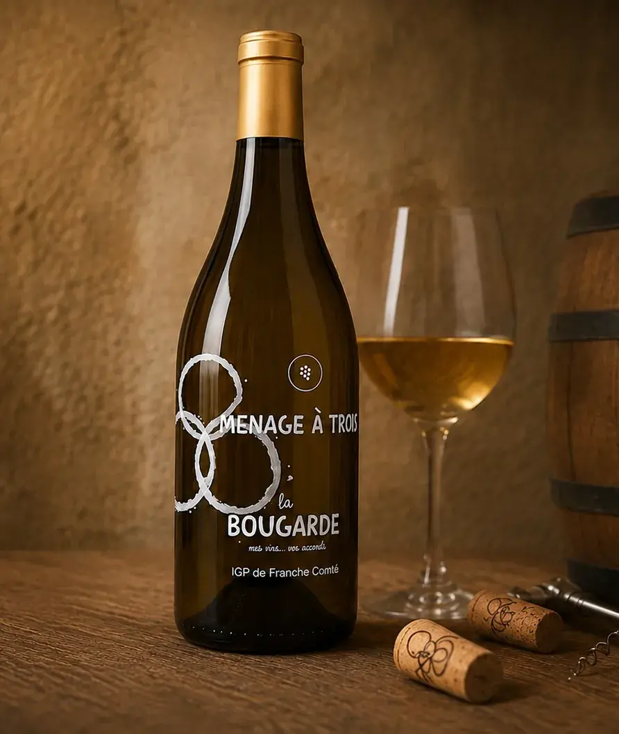 Bouteille de Ménage à Trois élevé en fût